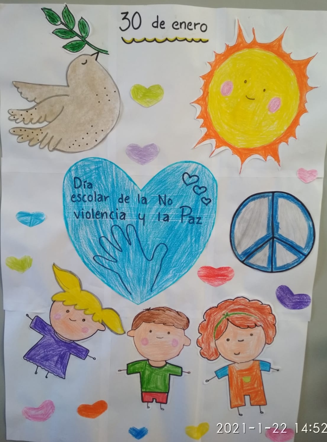 30 de enero - Día Escolar de la No Violencia y La Paz ☮️🕊 - Sercole